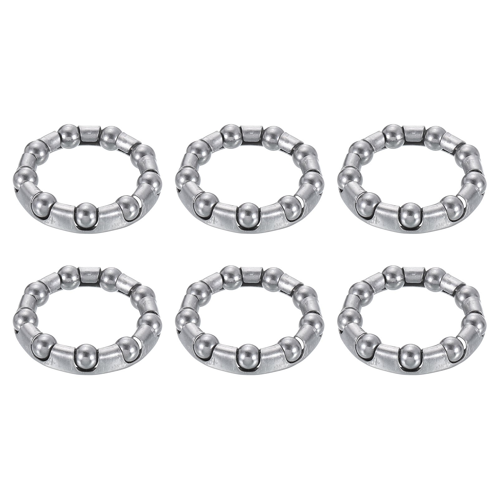 Bicycle Crank Ball Bearing 1/4″(6mm)x 9 Balls, 6pcs Replacement Ball Bearing