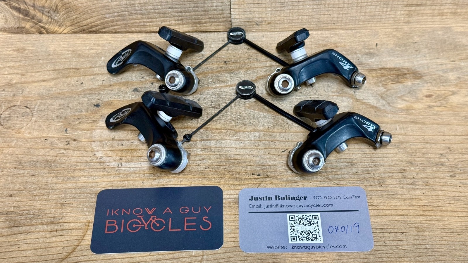 Avid Shorty 4 Canti Cantilever Brake Set w/ Bridge Wire