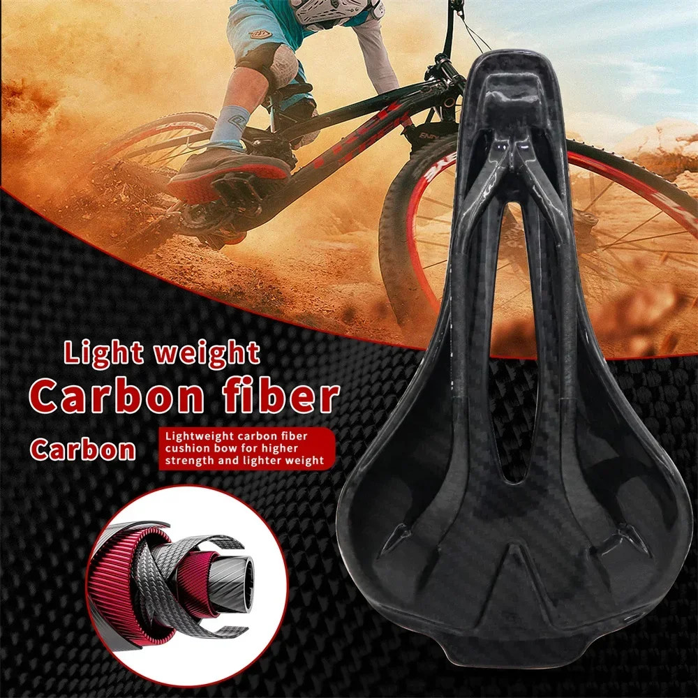 M5 Cycling Bike Saddle Ultralight Full Carbon Racing Seating Saddles 125g M5