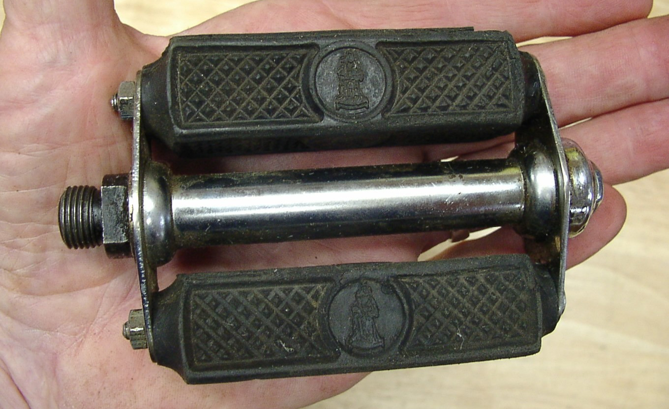 Vntg NOS UNUSED Bicycle Pedals W/Reflectors,3-1/2″ X 7/8″,Made In England,READ!