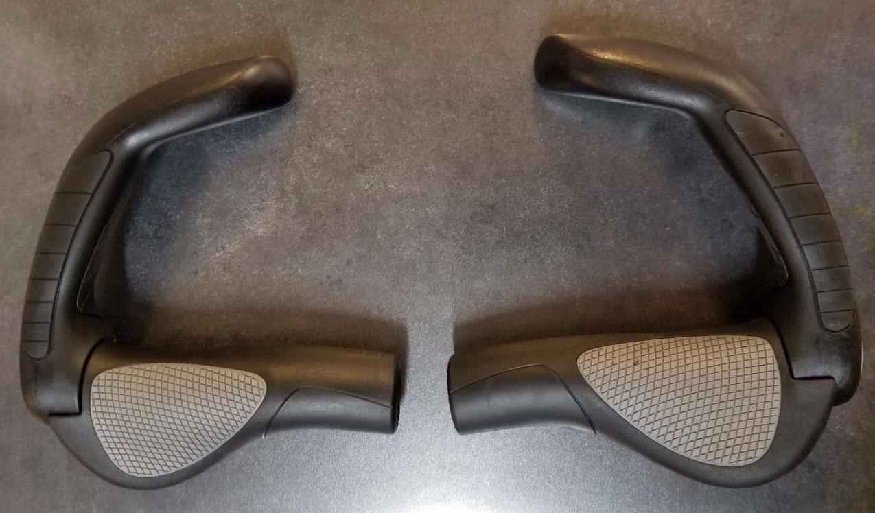 Ergon GP5-L Large Ergo 5-Finger Handlebar Bike Grips Bar Ends NO PACKAGE
