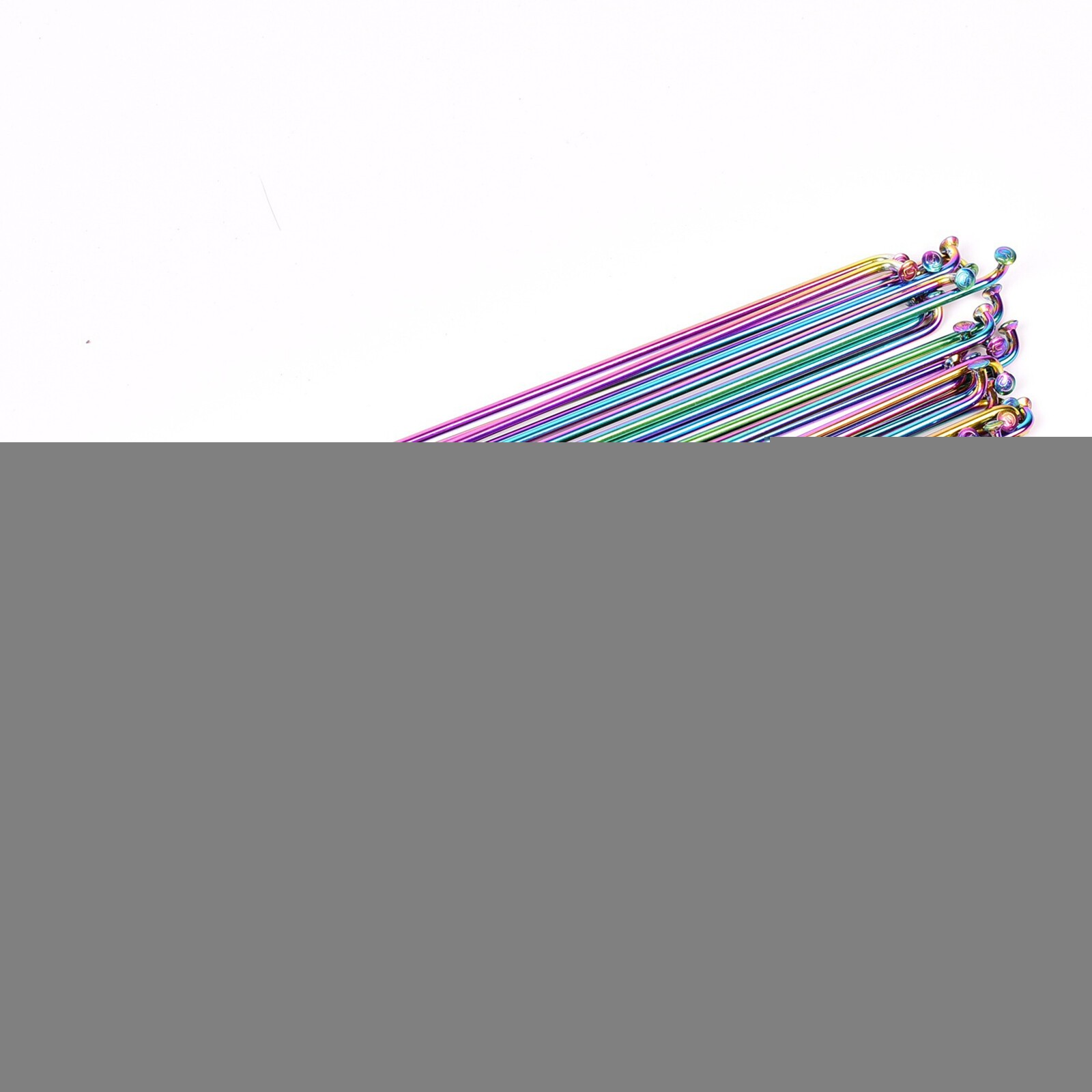 Ultralight J-Bend Colorful Stainless Bicycle Bike Spokes with Brass nipples NeFq