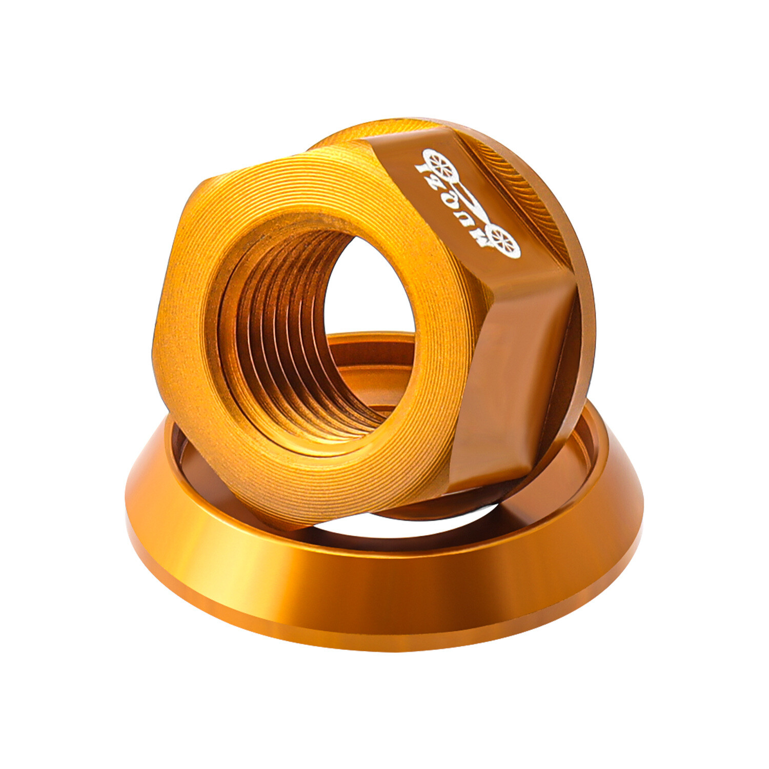 M10 Hub Axle Nut 3/8 Bicycle Wheel Axle Screw 7075 Aluminum Alloy Hub Bolts