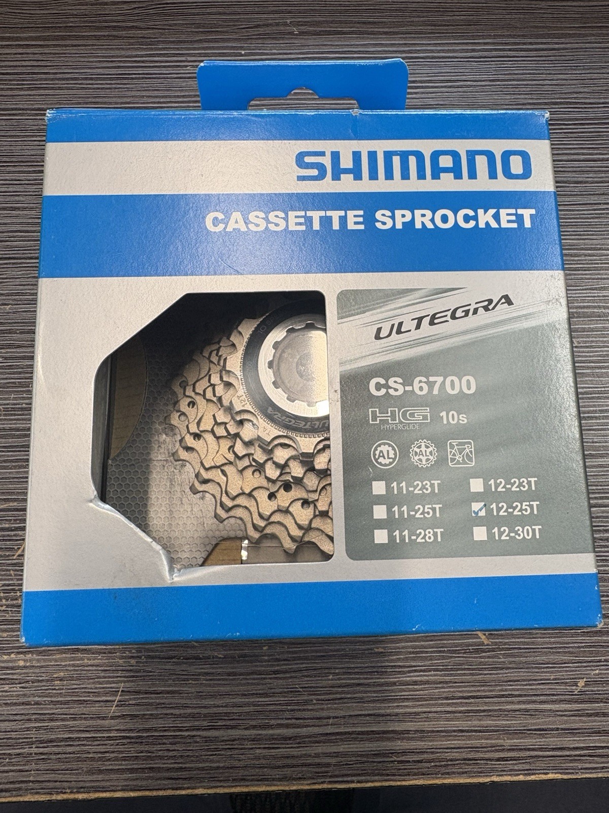 Shimano ULTEGRA CS-6700 12-25T 10 Speed Cassette new oem sprocket ICS670010225