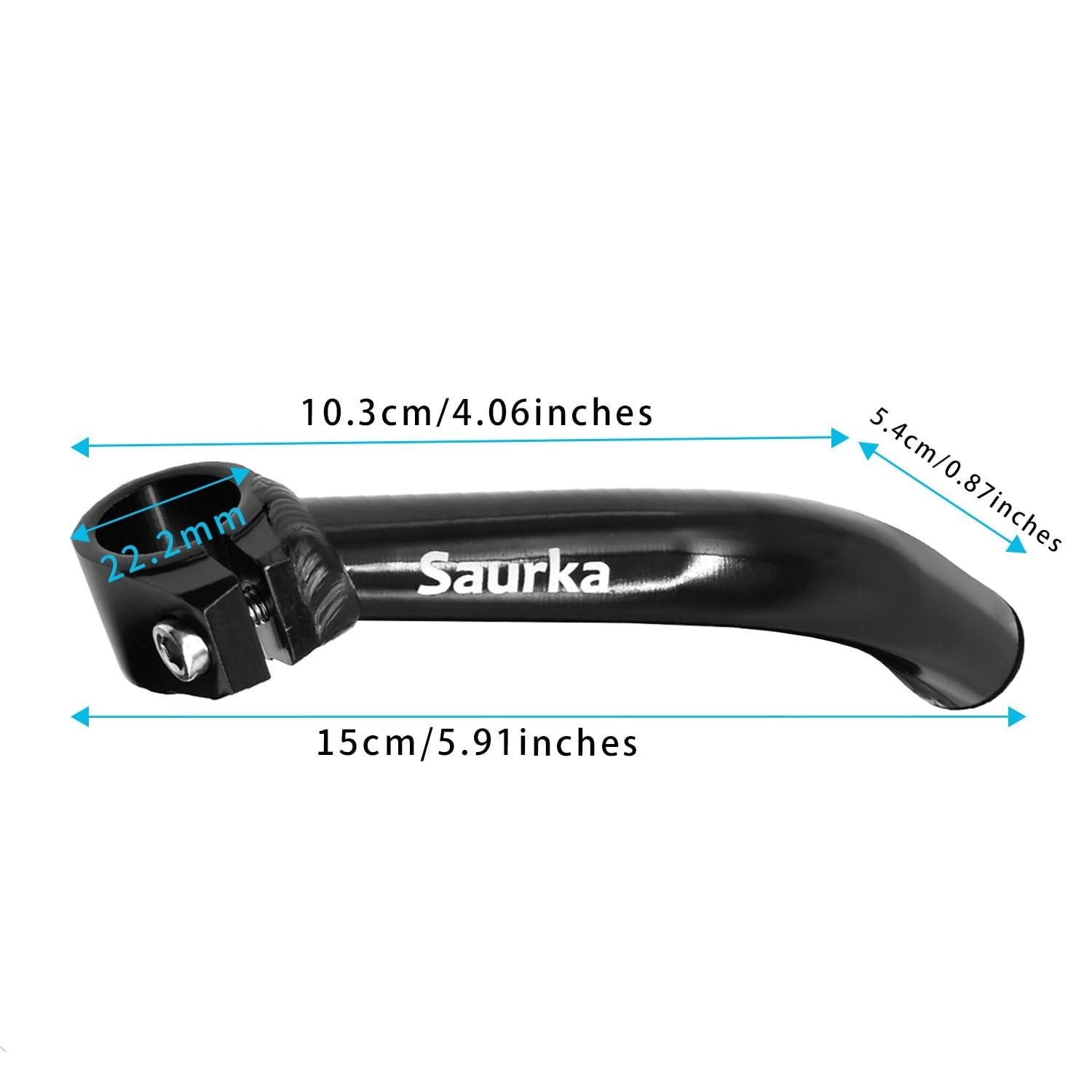 Thinvik Aluminum Alloy Bike Bar Ends for MTB and Road Bikes