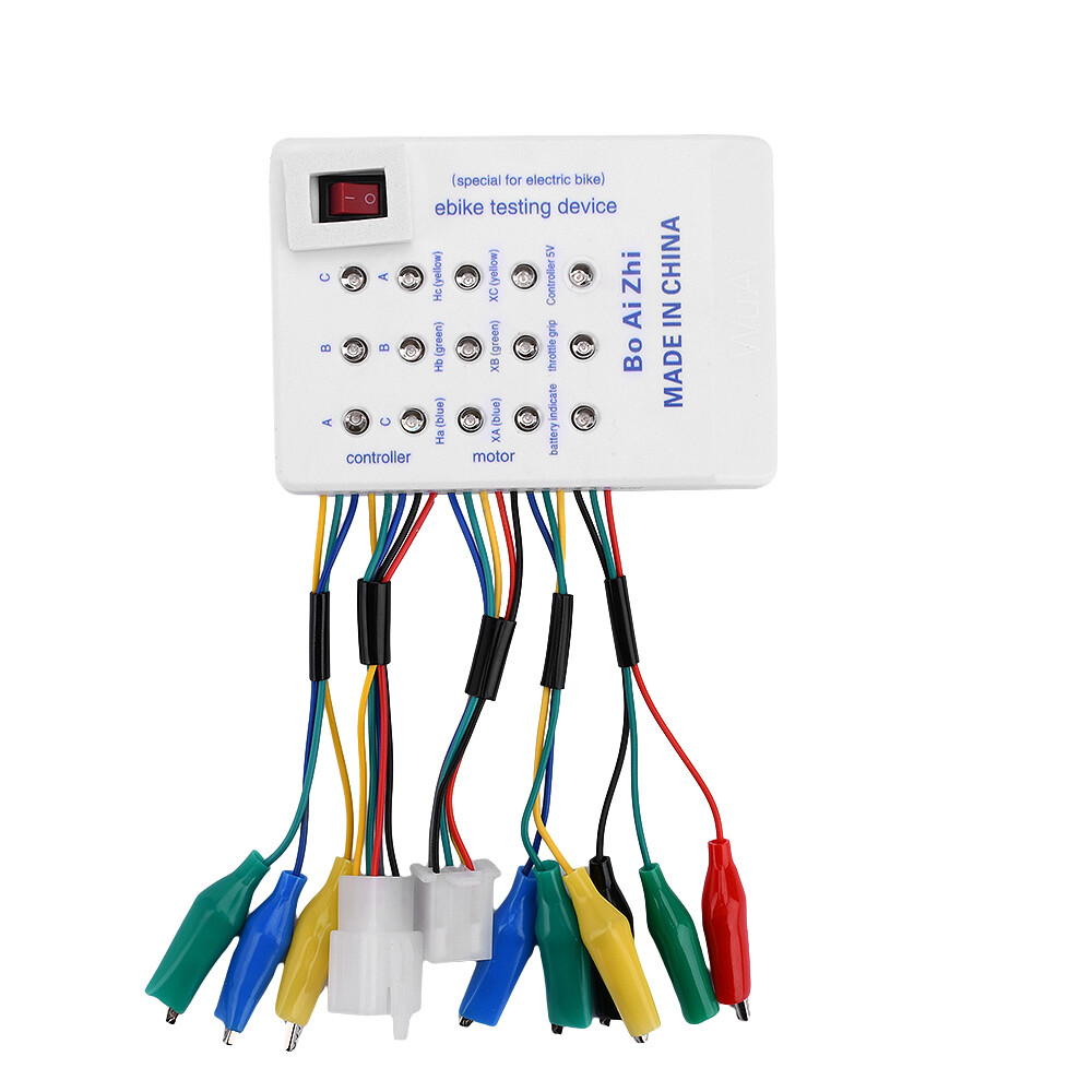 Brushless Motor Tester Ebike Testing Device Electric Hall Tester Detector 24-72V