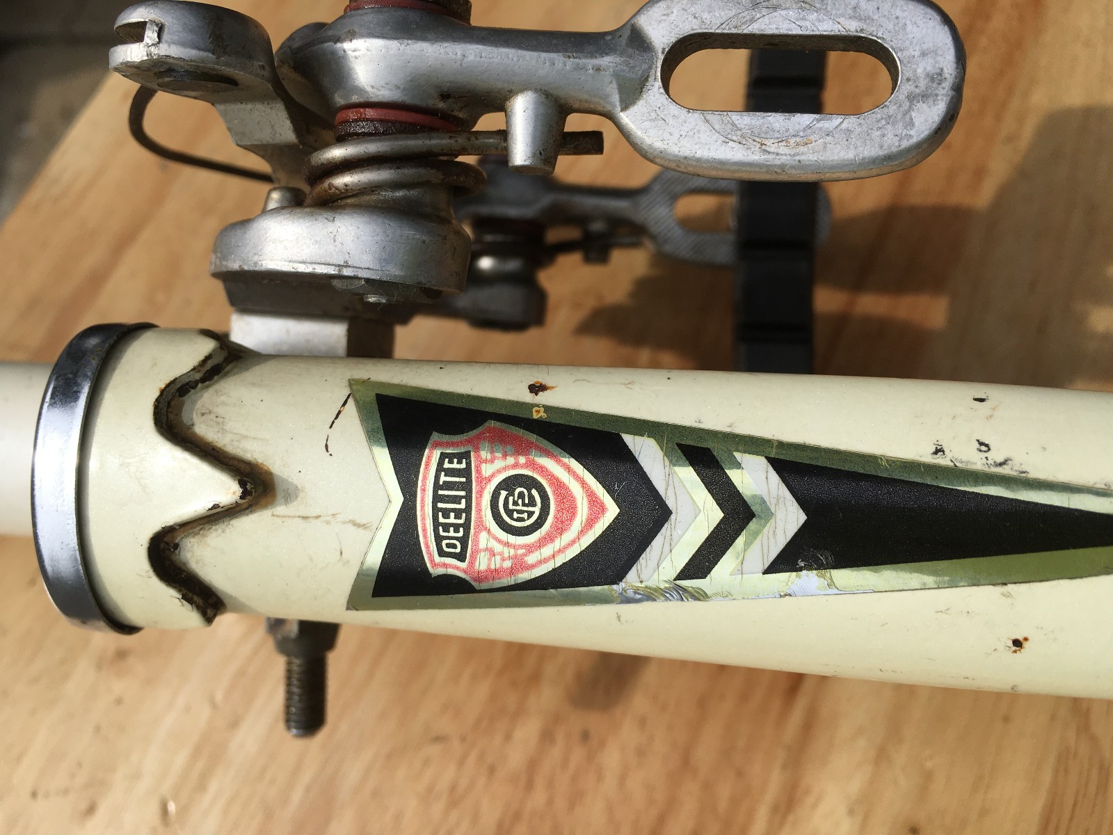 FORK from 53 cm frame DEELEY APOLLO Road Bike Japan for 27″ Wheel Deelite