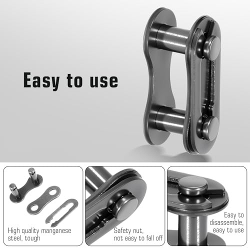 10 Pieces Bike Chain Master Link Single Speed Removable Quick Split Chain Link
