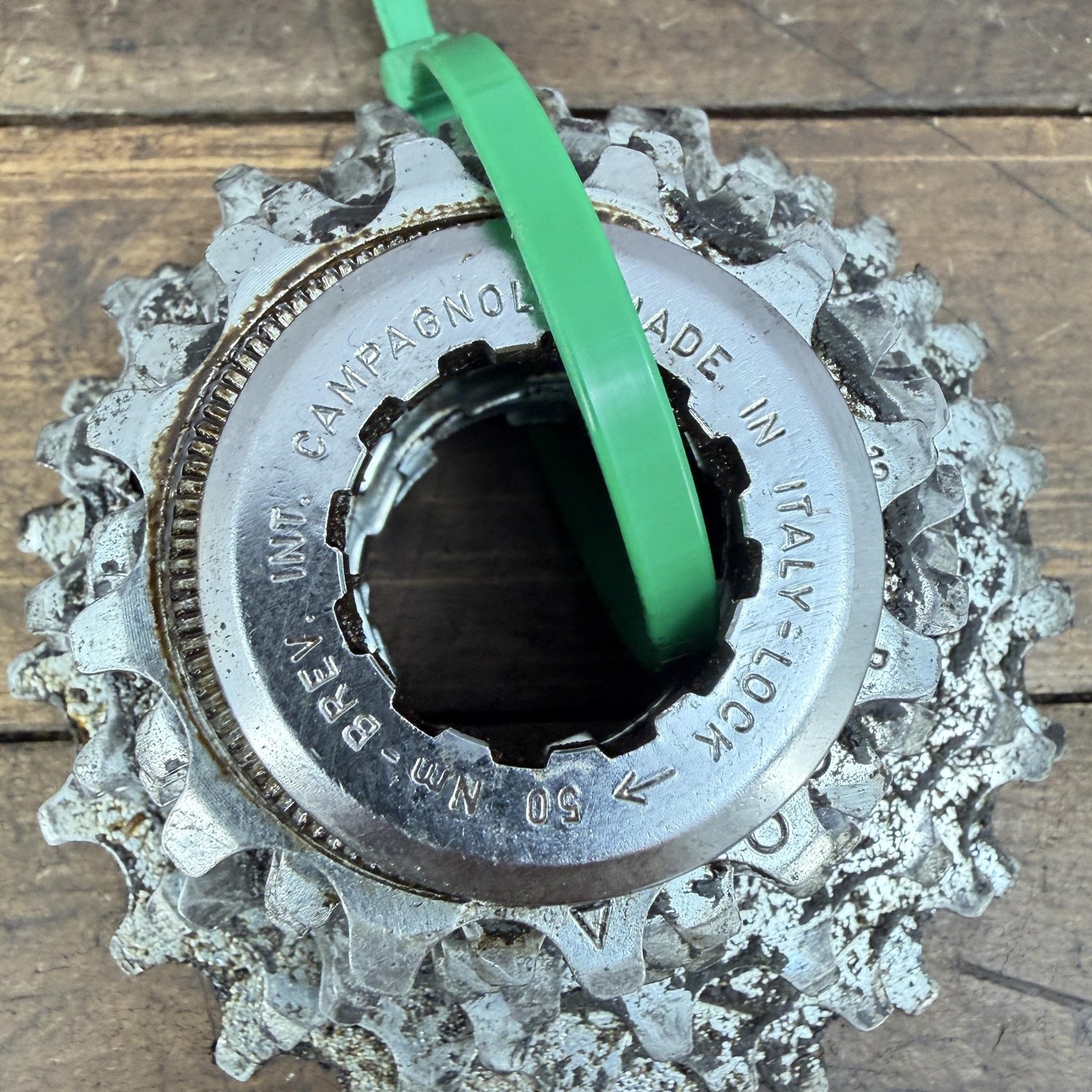 Vintage Campagnolo 8 Speed Cassette 12-23T 23T 8s 1990s Steel Road Bike Italy