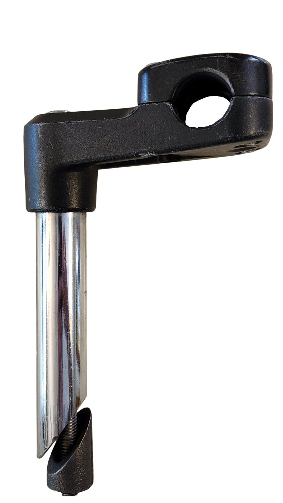 Vintage SR Sakae «Golf Club» 22.2mm Quill Stem Black Steel 22.2mm Clamp Japan