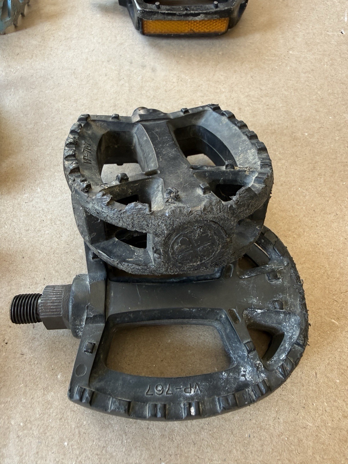 Vintage Old Mid School BMX Pedals – GT, Victor VP Metal Plastic 1/2” 9/16” Lot