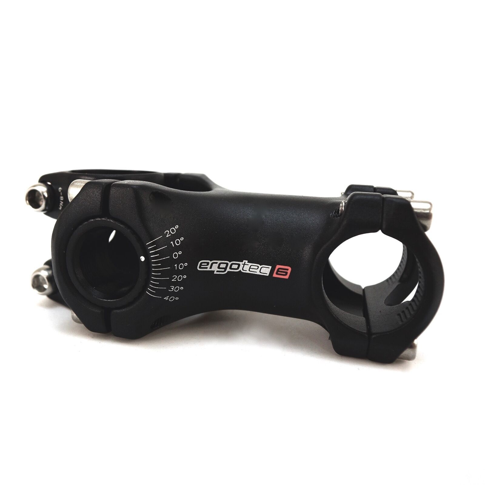 Ergotec Adjustable Bike Bicycle Stem 28.6 x 80mm handlebar clamp: 25.4 mm Black