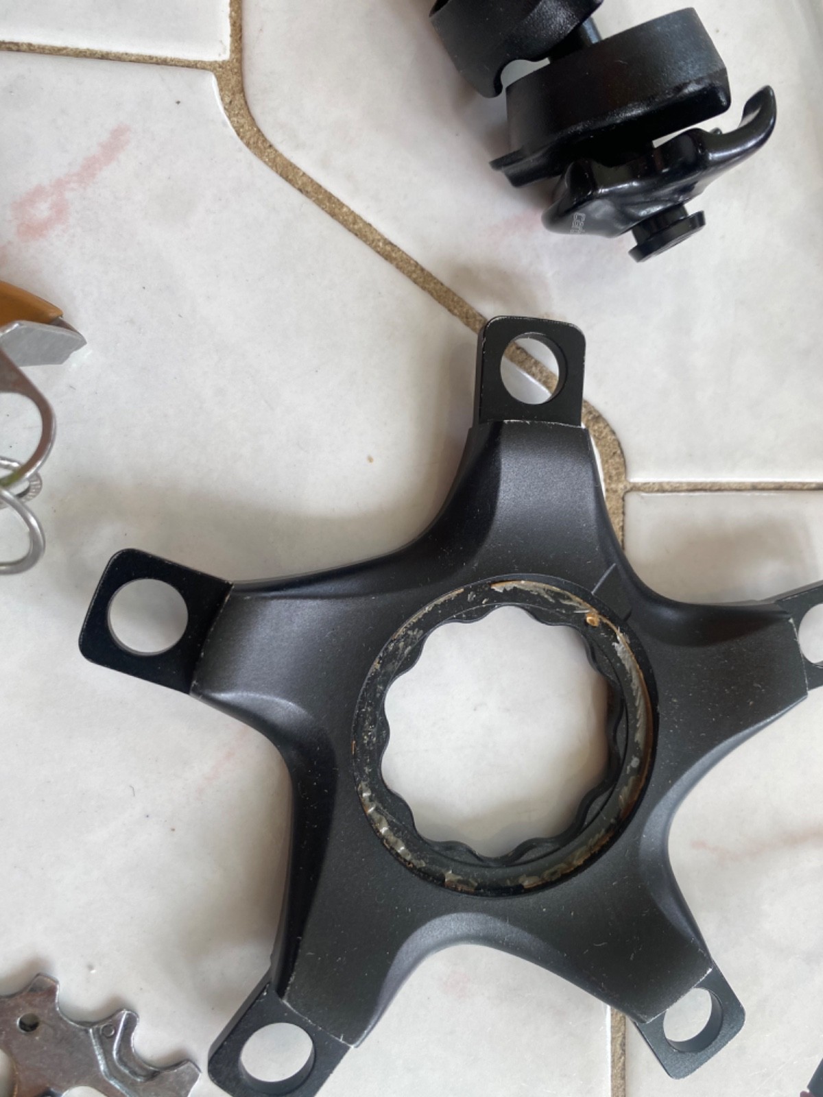 Lot of Assorted SRAM Salsa Bike Repair Parts Crank Spider Brake