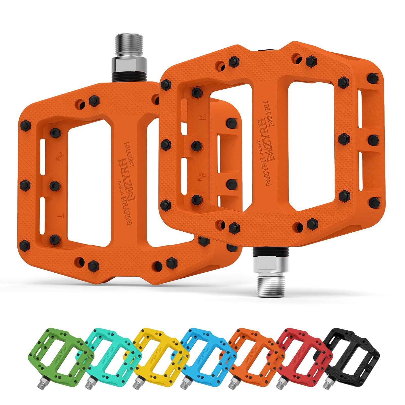 MTB Bicycle Pedals Nylon 3 Bearing Composite 9/16 Mountain Bike Pedals High Strength …