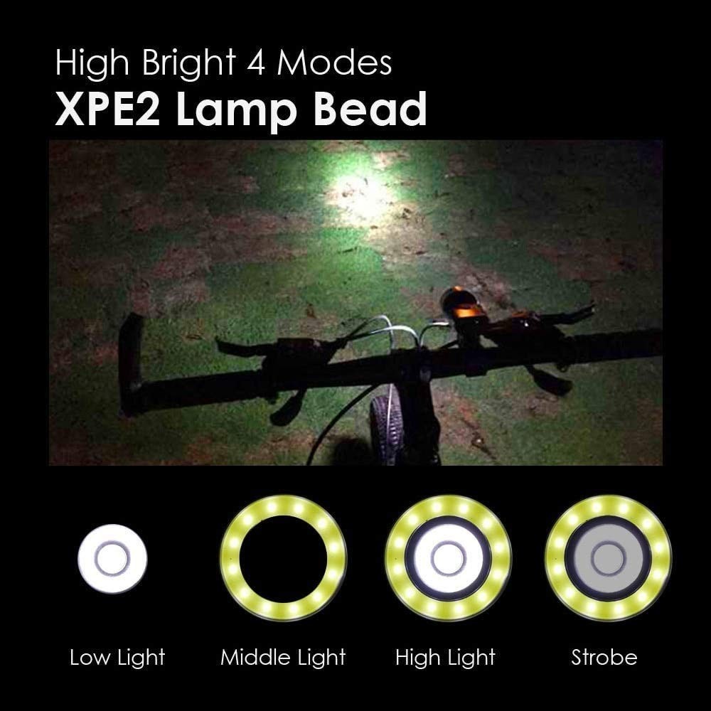 Rechargeable Bike Light Set For Outdoor Adventure Sports For Mountain Road Bikes