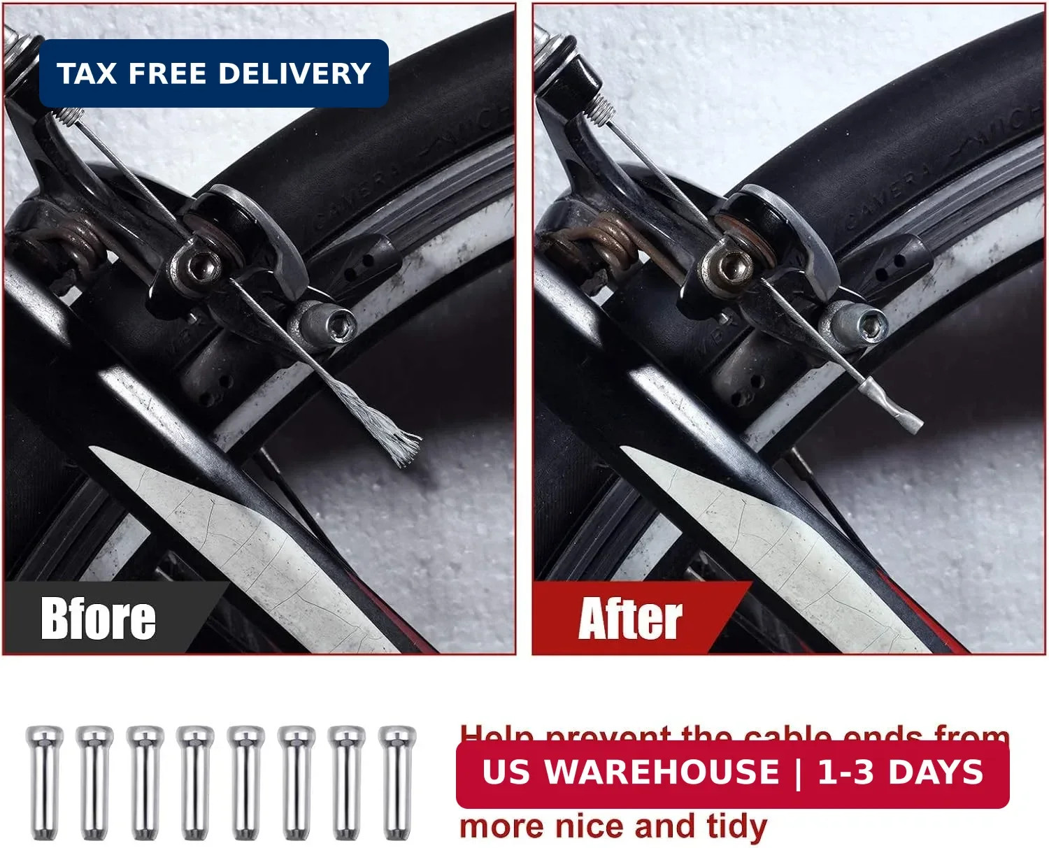 Boao Universal Bike Brake Cable Kit Derailleur Bicycle Shifter Cable Housing Set