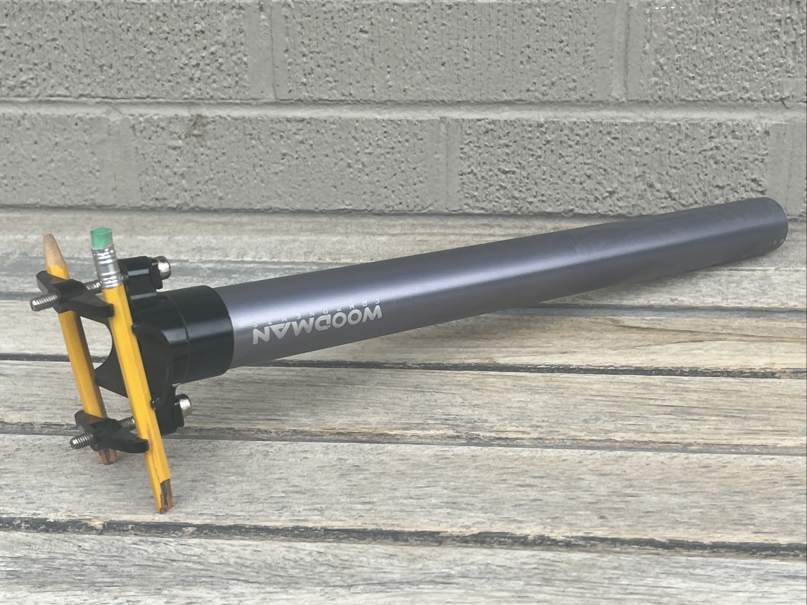 Vintage Woodman Components SL Plus Seatpost 30.9 x 390mm – Gray