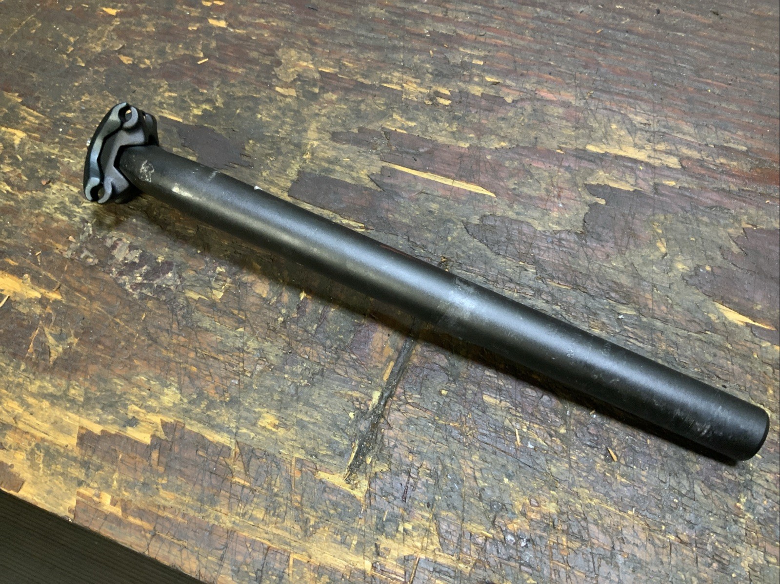 Kalloy 27.2 x 350mm Single Bolt Black MTB Seatpost Seat Post