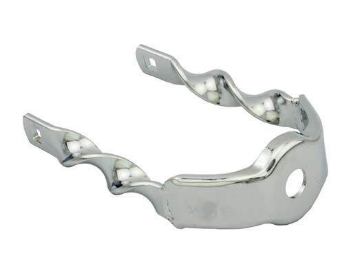 NEW! SPRING FORK FLAT TWISTED EXTENDED CROWN CHROME.