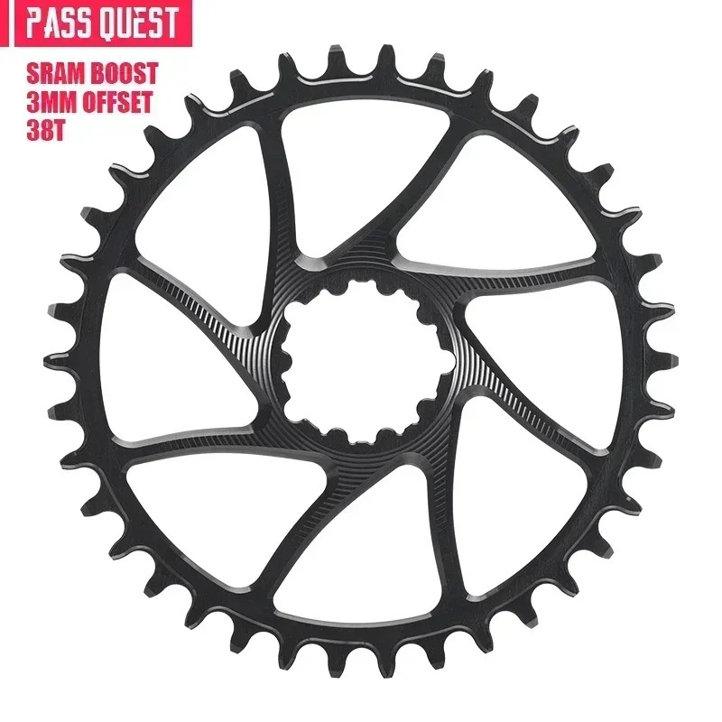 3mm Offset for Crankset Mountain Bicycle Narrow Wide Chainring 28-38T Chainwheel