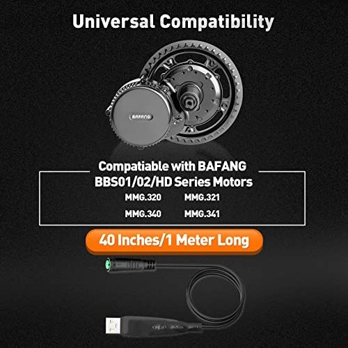 Bafang USB Programming Cable for BBSHD BBS02 BBS01 Mid-Drive E-Bike Tuning