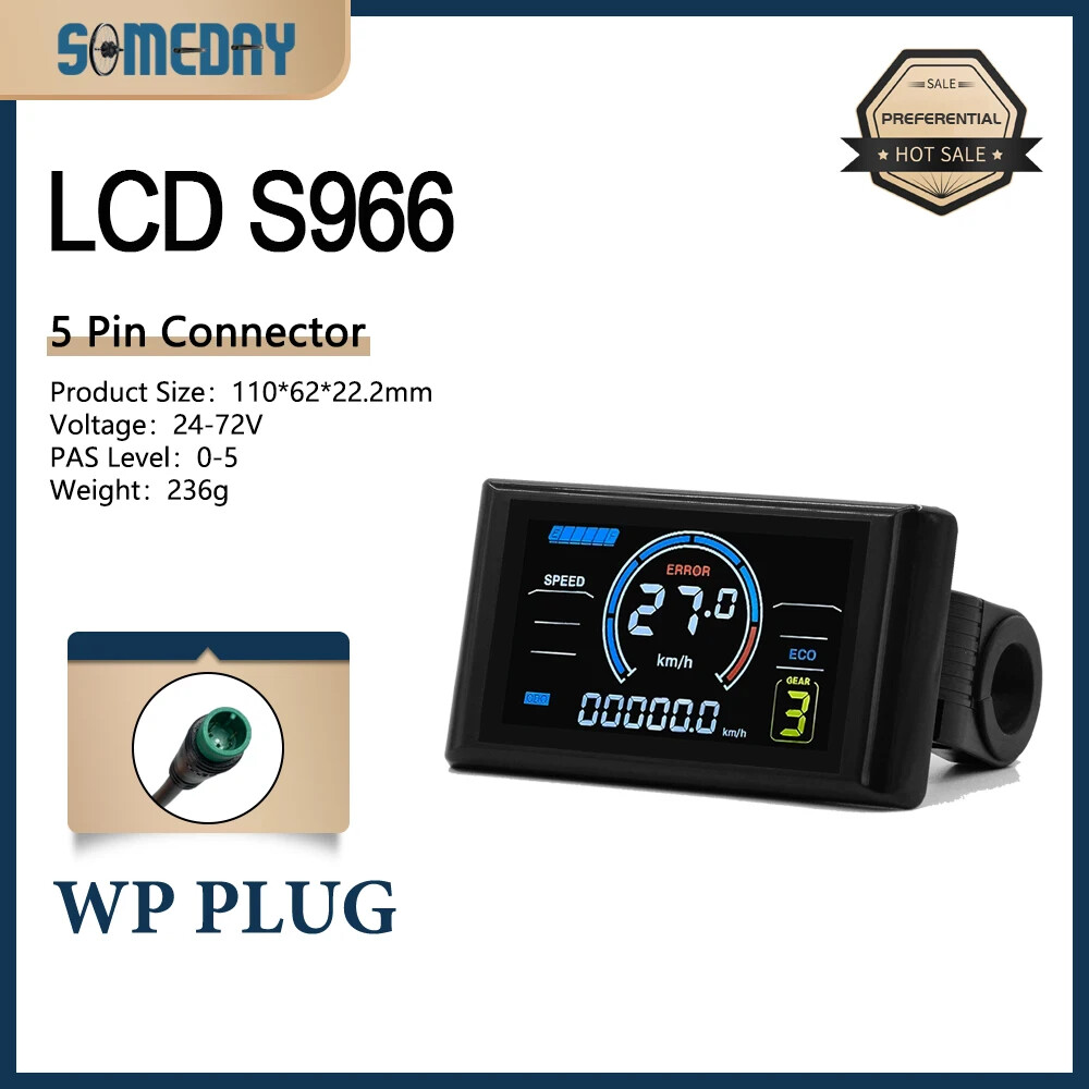 E-Bike JN-NFC S966 Display Magnetic Card Induction SM/WP Plug With JN Controller
