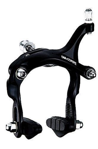 Dia Compe MX-806 Side Pull Bike Brake Caliper 57-75mm Front/ Rear Black/ Silver