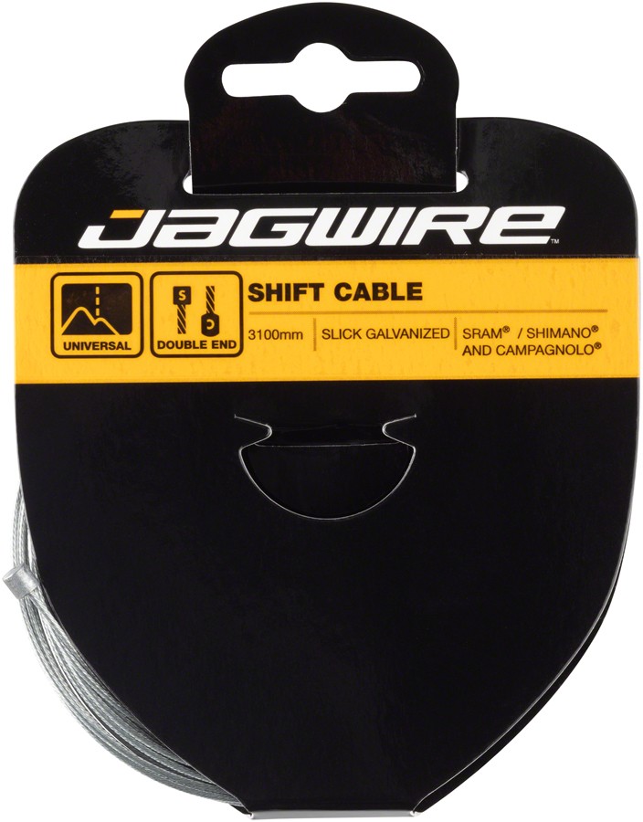 Jagwire Sport Shift Cable – 1.1 x 3100mm, Slick Galvanized Steel, For SRAM/Shima