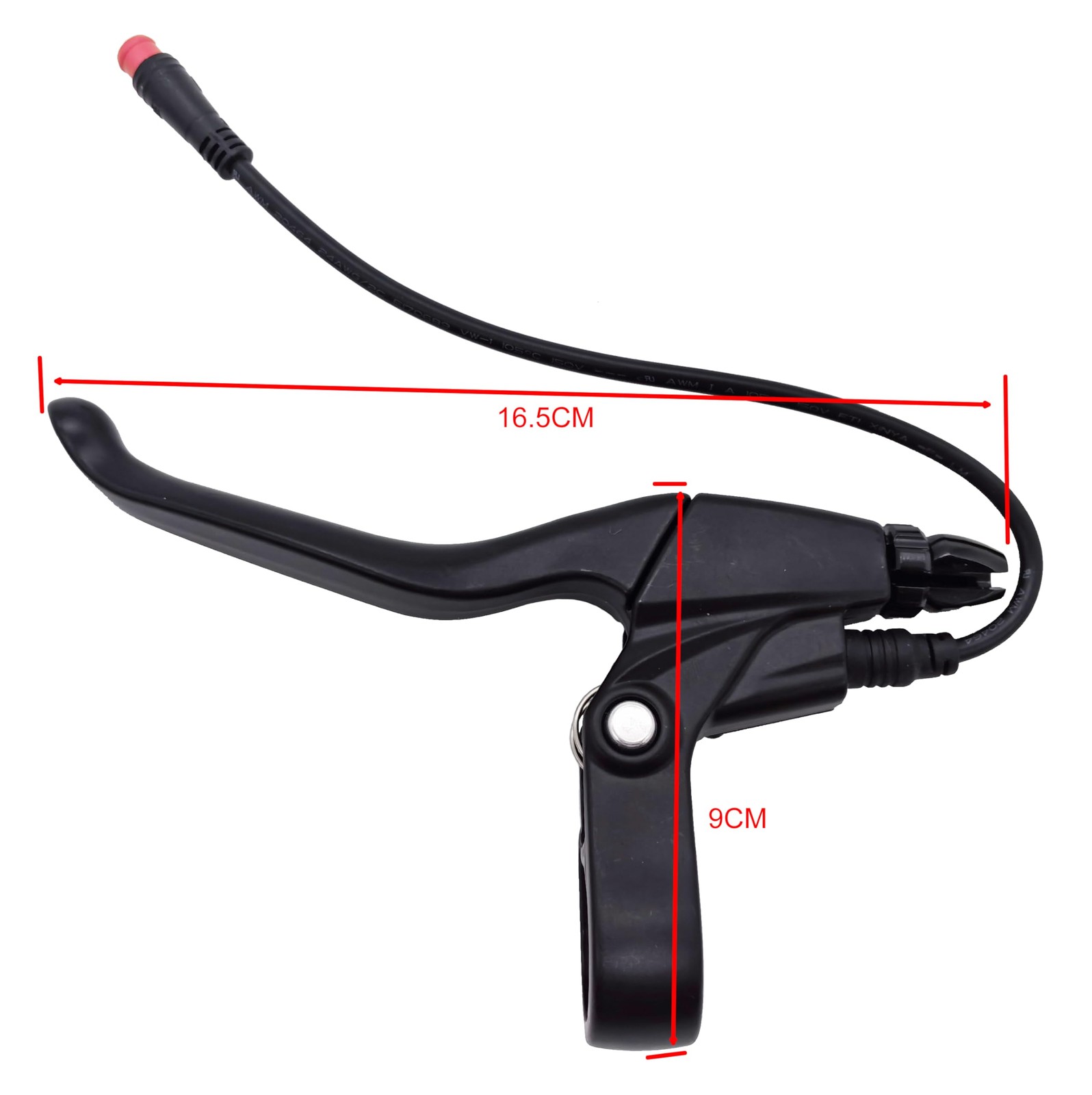 WIROJ Waterproof Electronic Brake Lever, Grips for 2PIN Connector, 20cm
