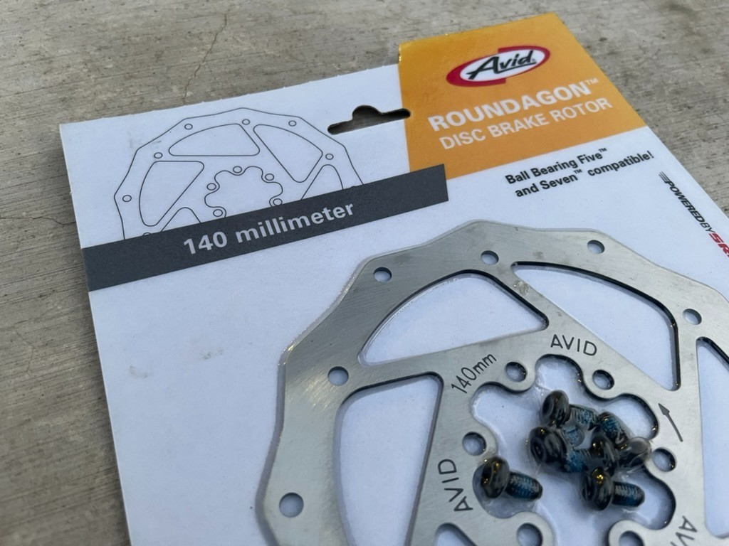 NOS Avid Roundagon BB5 BB7 Disc Brake Rotor | 6-bolt / 140 mm