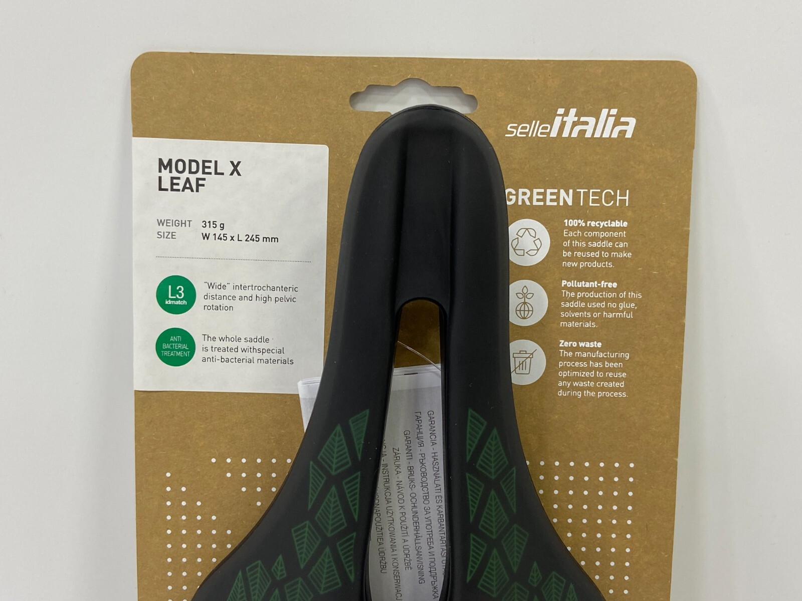 Selle Italia Model X Leaf Superflow L3 145x245mm Fec Alloy Rail Saddle