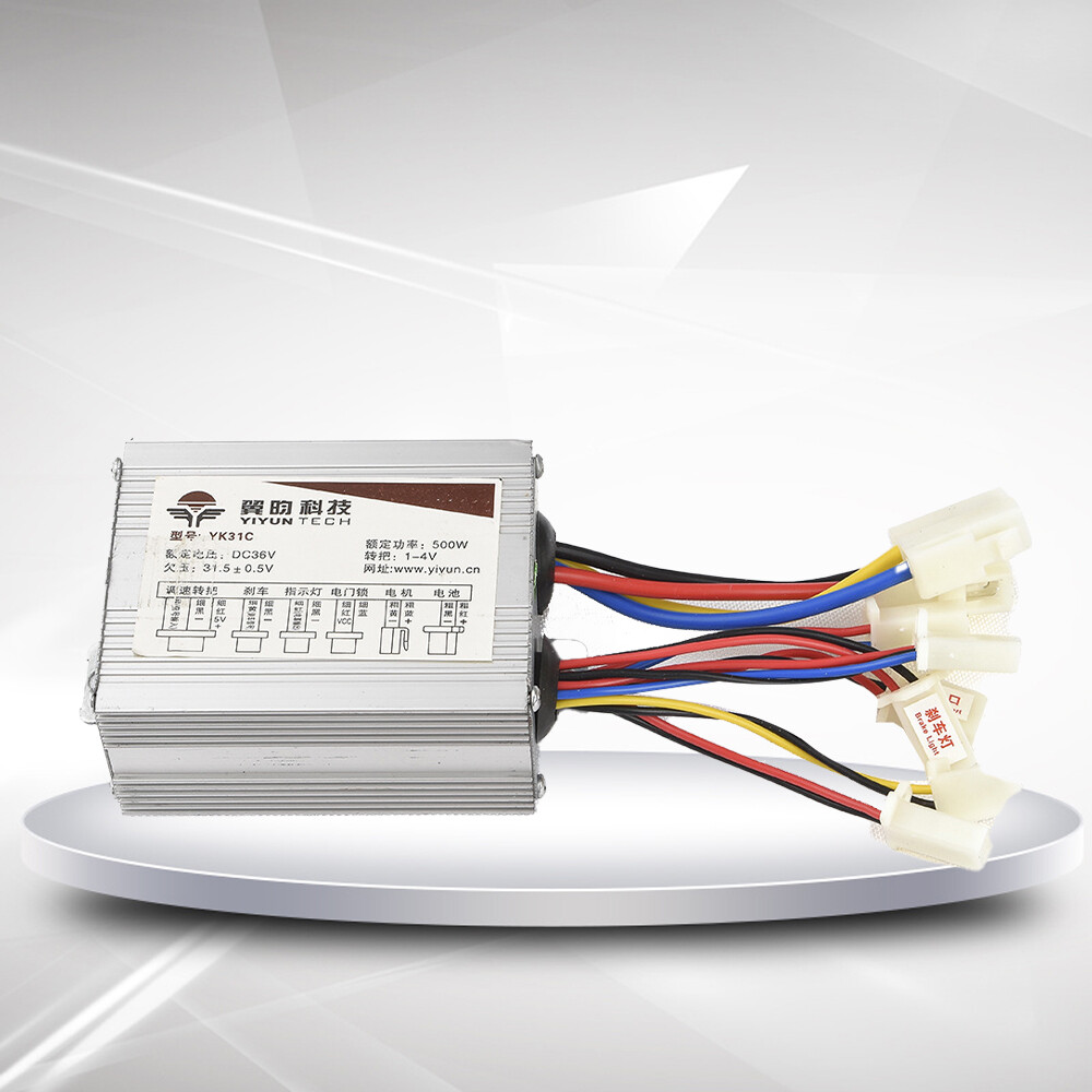 24V 36V 48V 500W Brush Controller For Electric Bike Scooter Speed Brush Motor