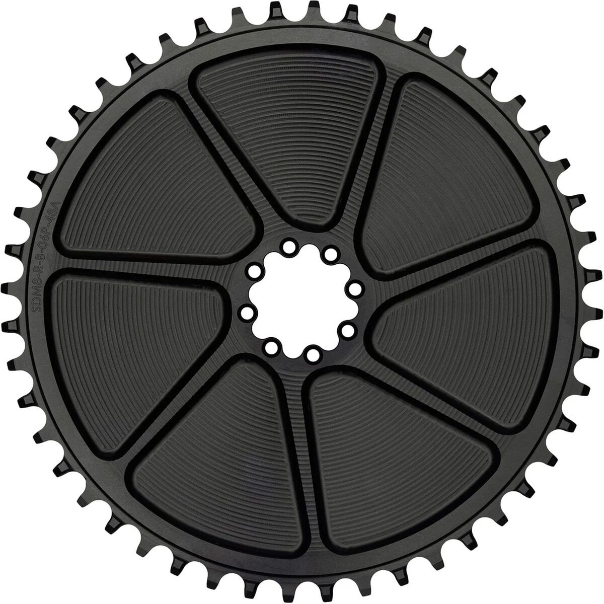Wolf Tooth Components SRAM Compatible Direct Mount Aero Chainring Black, 8-Bolt,