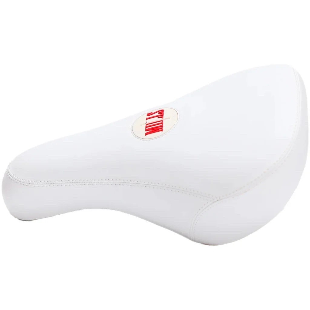FIEND MILLS BMX BICYCLE SEAT WHITE ODYSSEY CULT SUNDAY