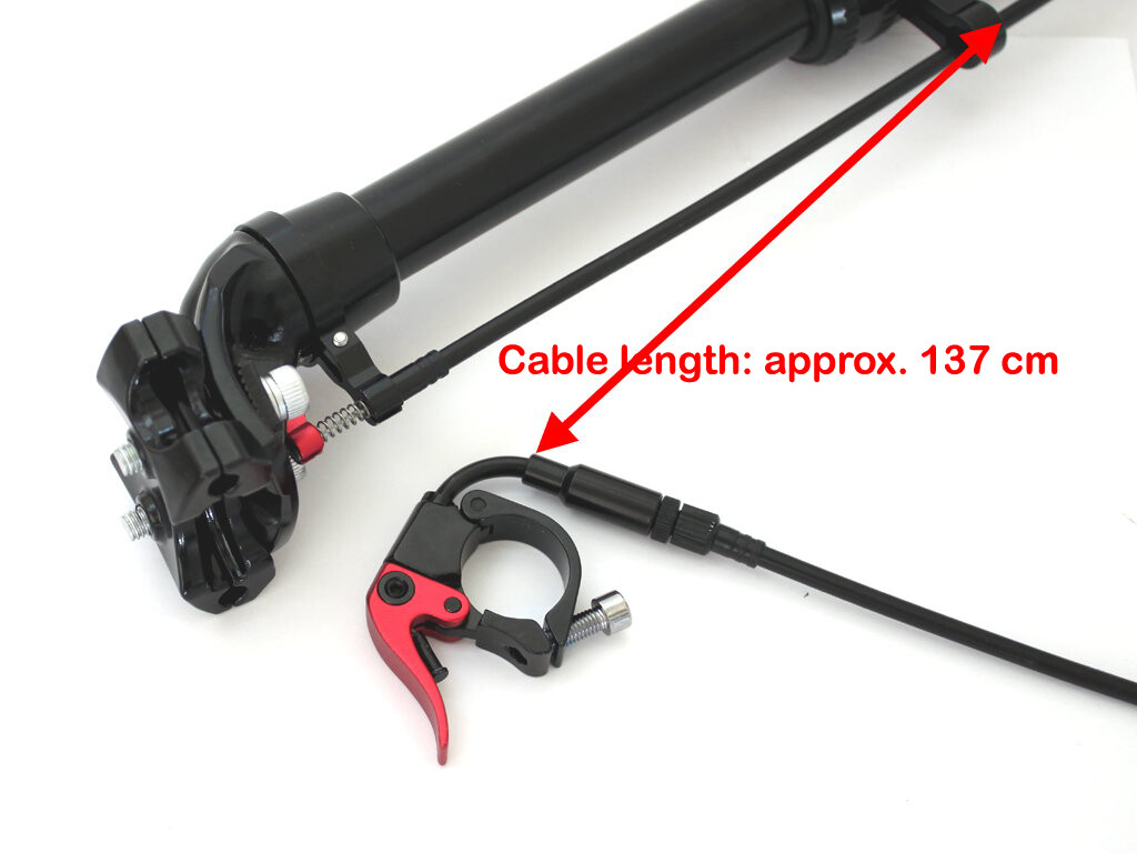 TMARS 471L Mechanical Drop Seatpost 440mm w/ Remote – 3-stage