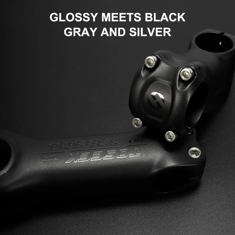 TOSEEK Carbon Stem 6°/17° MTB Mountain Road Bicycle Handlebar Stem 31.8*70-130mm