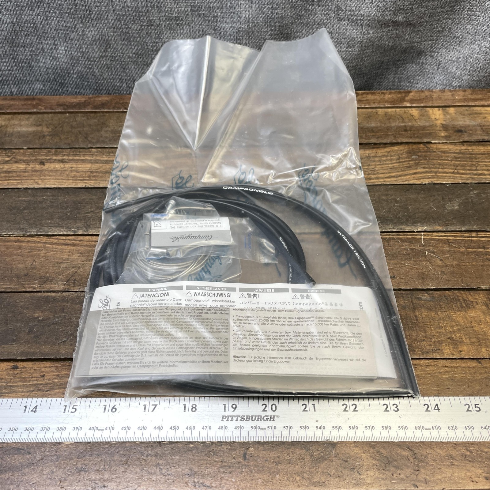 Campagnolo Ultra Shift EP Cables Housings CG-ER600 Ergopower Italy NOS Open