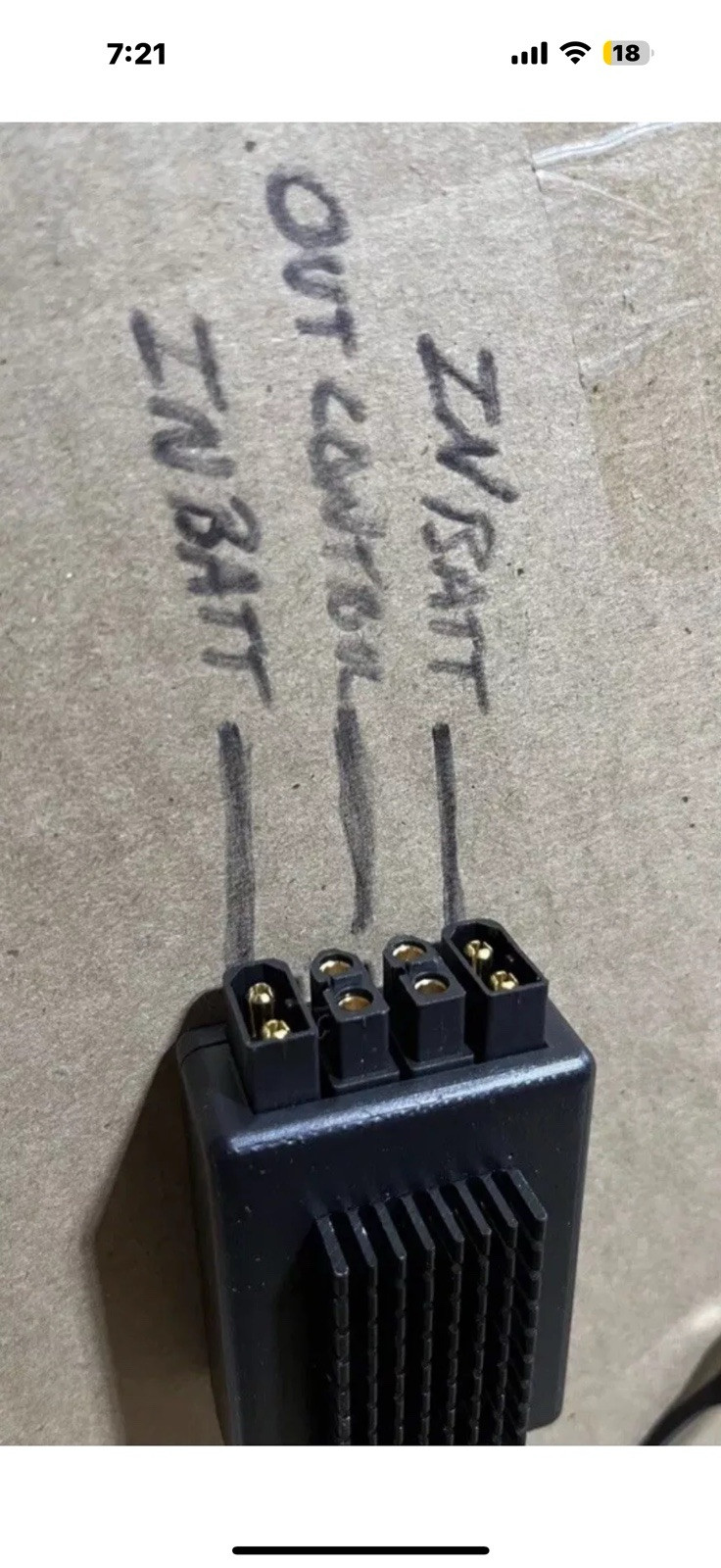 Ebike Polar Bear Dual Battery Combiner 50A 2 In 2 Out Up To 2000w 2 Xt60 Cable