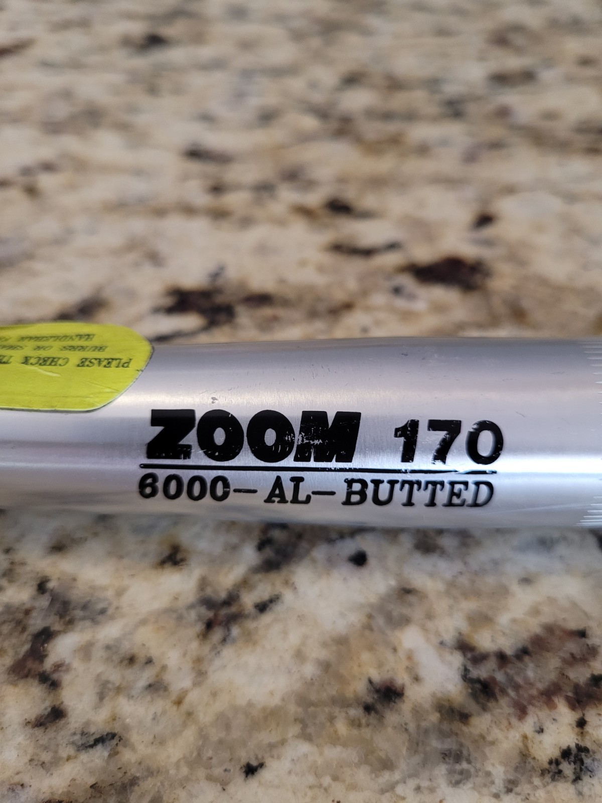 Vintage ZOOM 170 Handlebar 25.4 Silver 560mm 6000 Butted Aluminum NOS