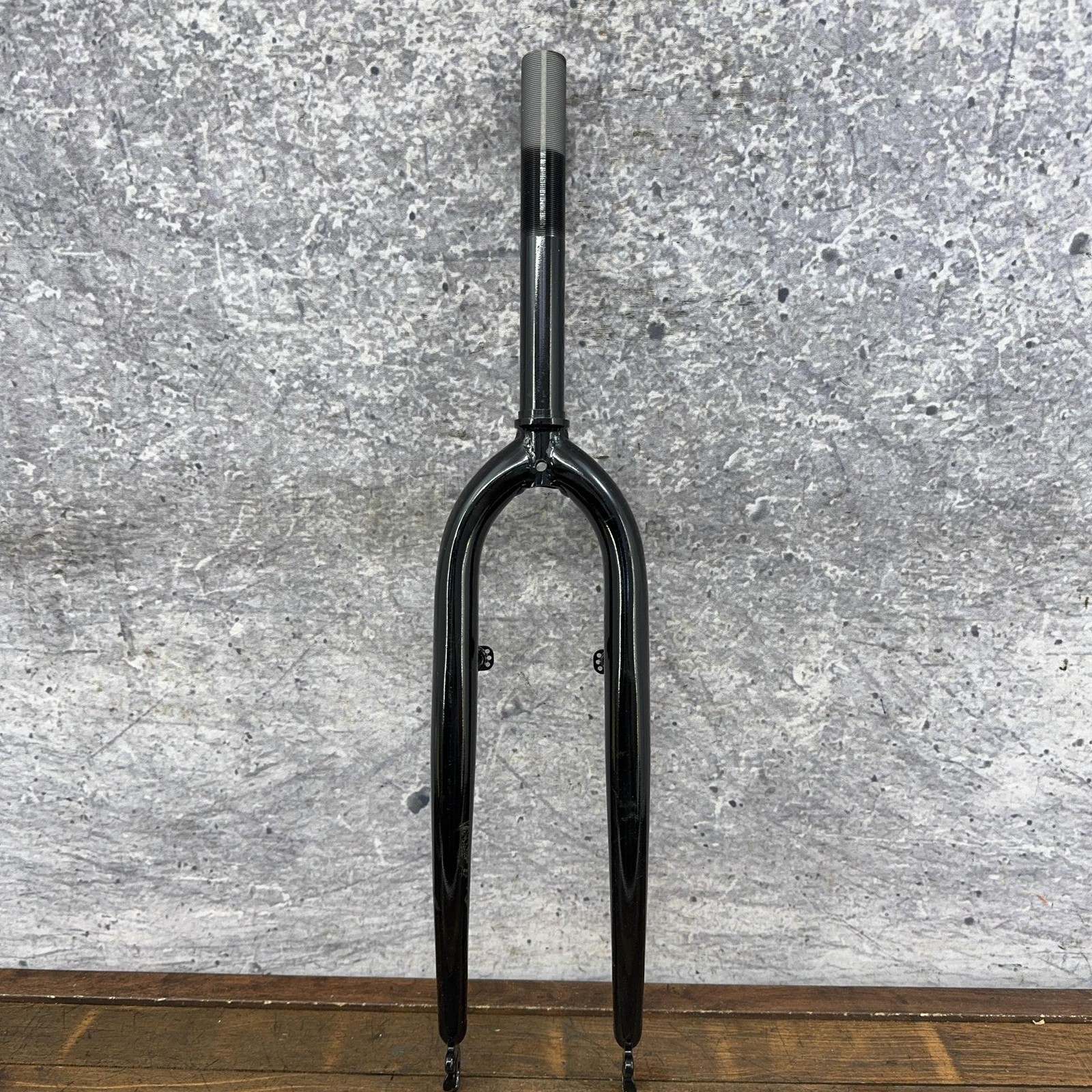 Vintage 26in Rigid Bike Fork 1 In Threaded NOS Canti V Brake QR Black Steel MTB