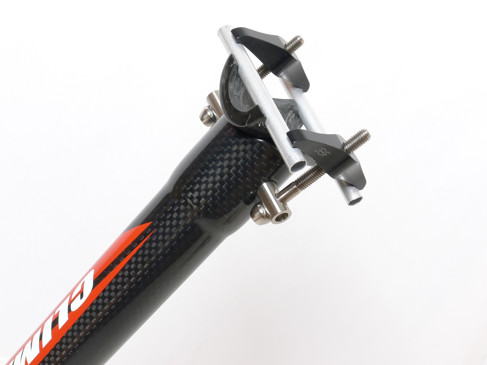 mr-ride 31.6x400mm 150g Climax SP02C 3K gloss carbon Seat Post Ti Hardware black