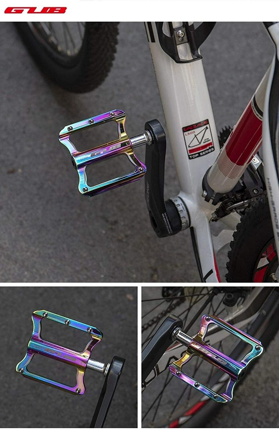 1 PAIR Mountain Bike Bicycle Pedals Aluminum Alloy MTB Sealed Bearing Pedals New