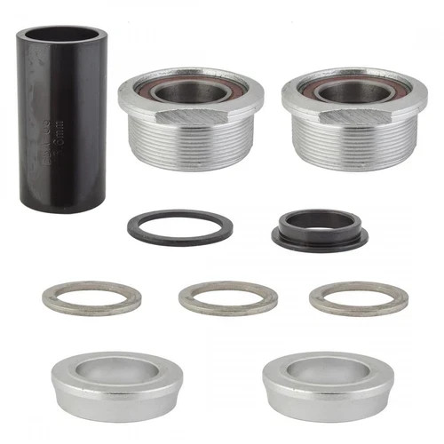 BMX Euro Bottom Bracket 19 mm Silver Sealed Bearings European BB