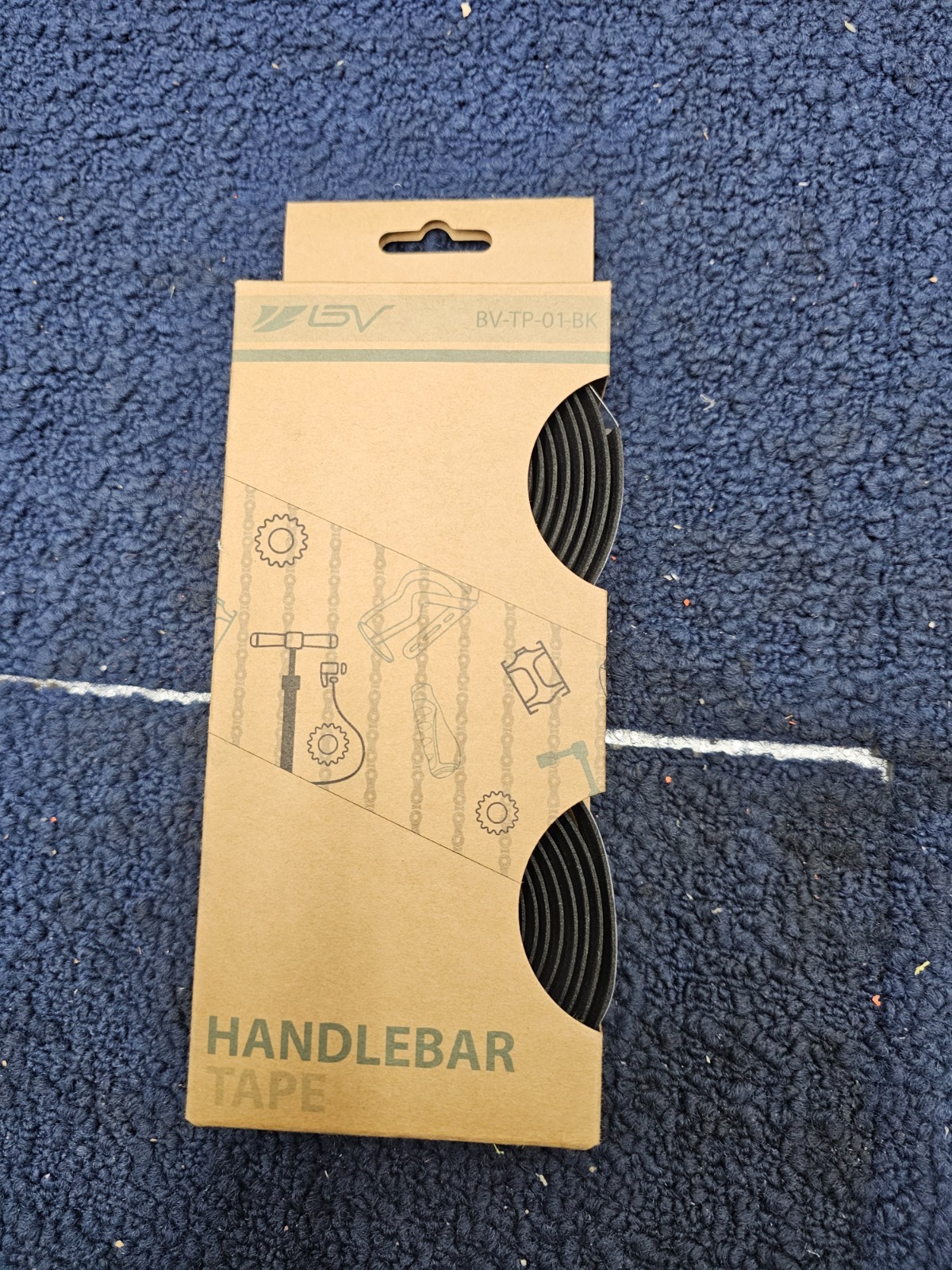 (QTY 5) BV BV-TP-01-BK EVA Road Bike Handlebar Tape Bicycle Bar Tape