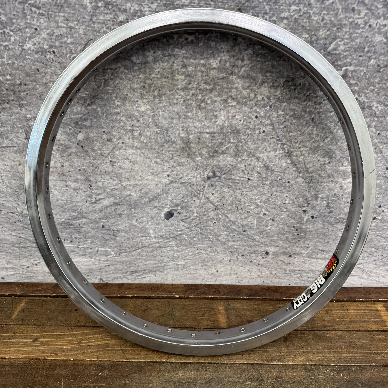 VIntage Sun Big City 20in BMX Rim 36H 406×34.5mm Chrome DENT Damaged