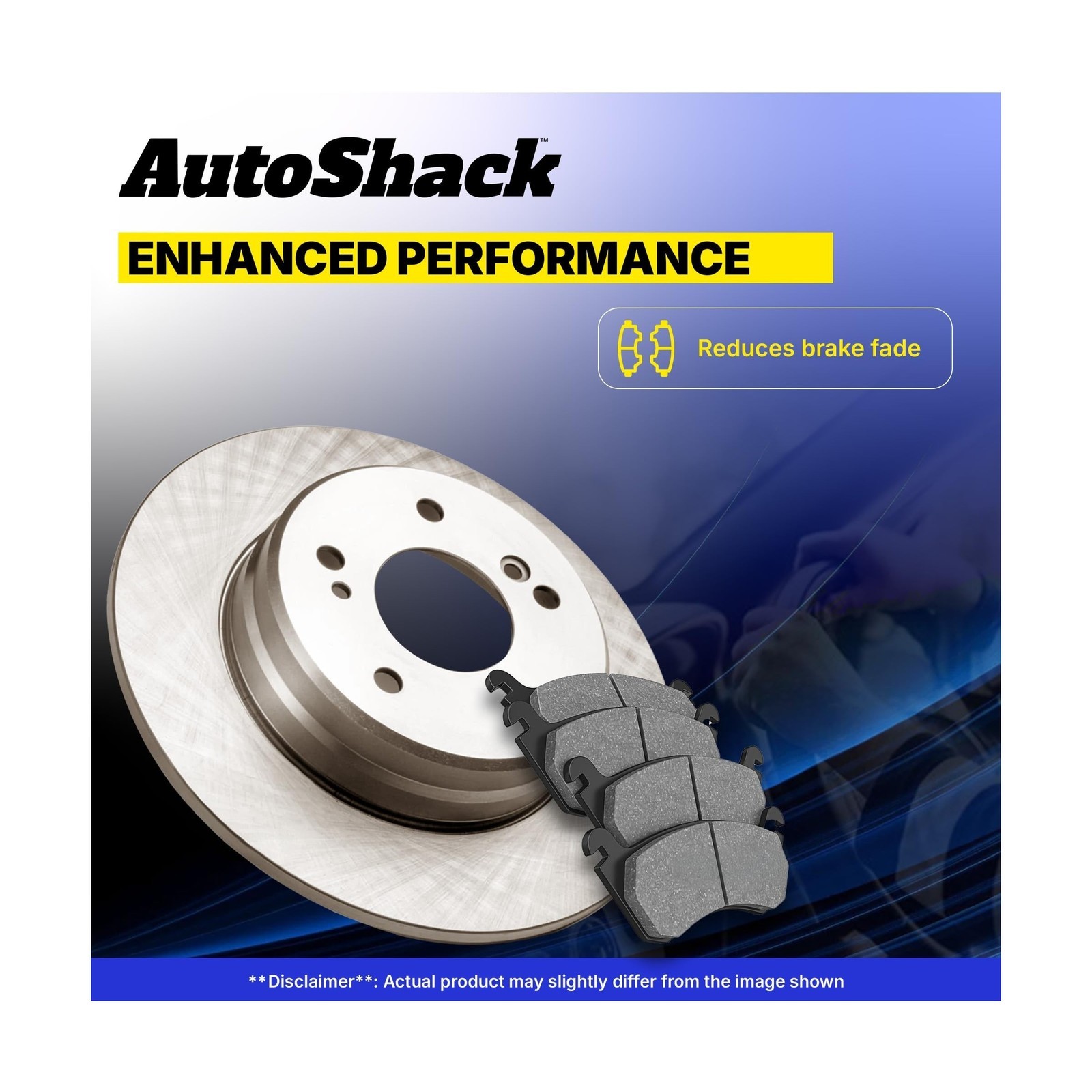 Front Brake Rotors w/ Premium Pads – For Chevy Equinox 2010-2017