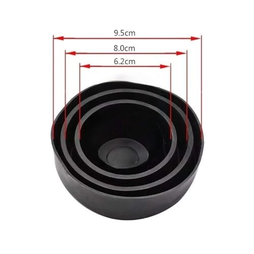 90mm-Universal Front Road Illuminating Light Housing Rear End Rubber 70-90mm