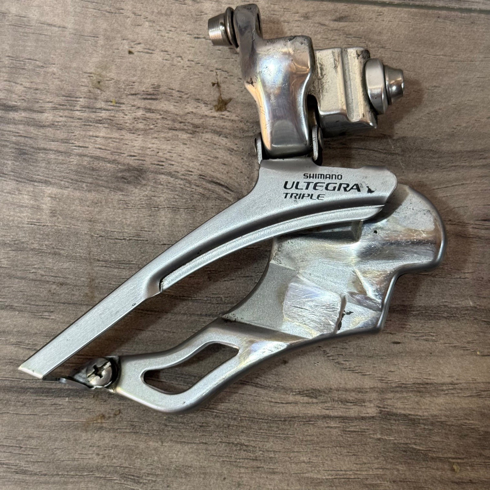 Shimano Ultegra FD-6603 3×10 Front Derailleur TRIPLE Braze On Mount LOW MILES