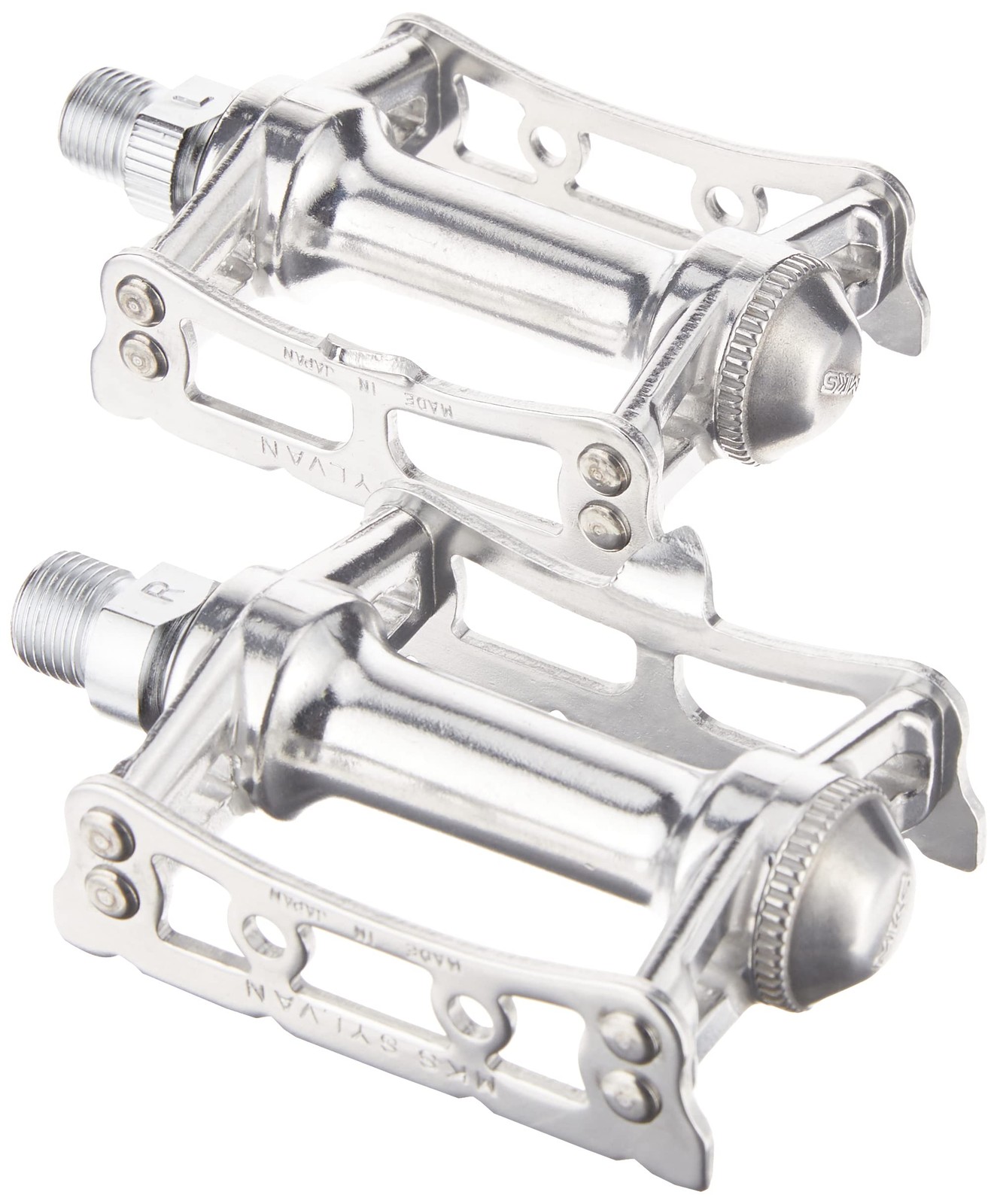 MKS (Mikajima Works) Bicycle Pedal SYLVAN Track (Silvan Truck) Silver [parallel