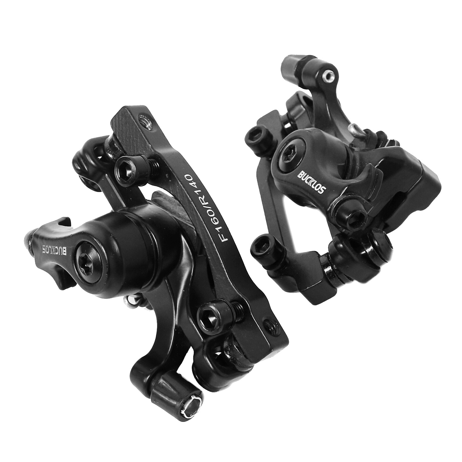 BUCKLOS Mountain Bicycle Mechanical Disc Brake Caliper Front/Rear Brake Pad US